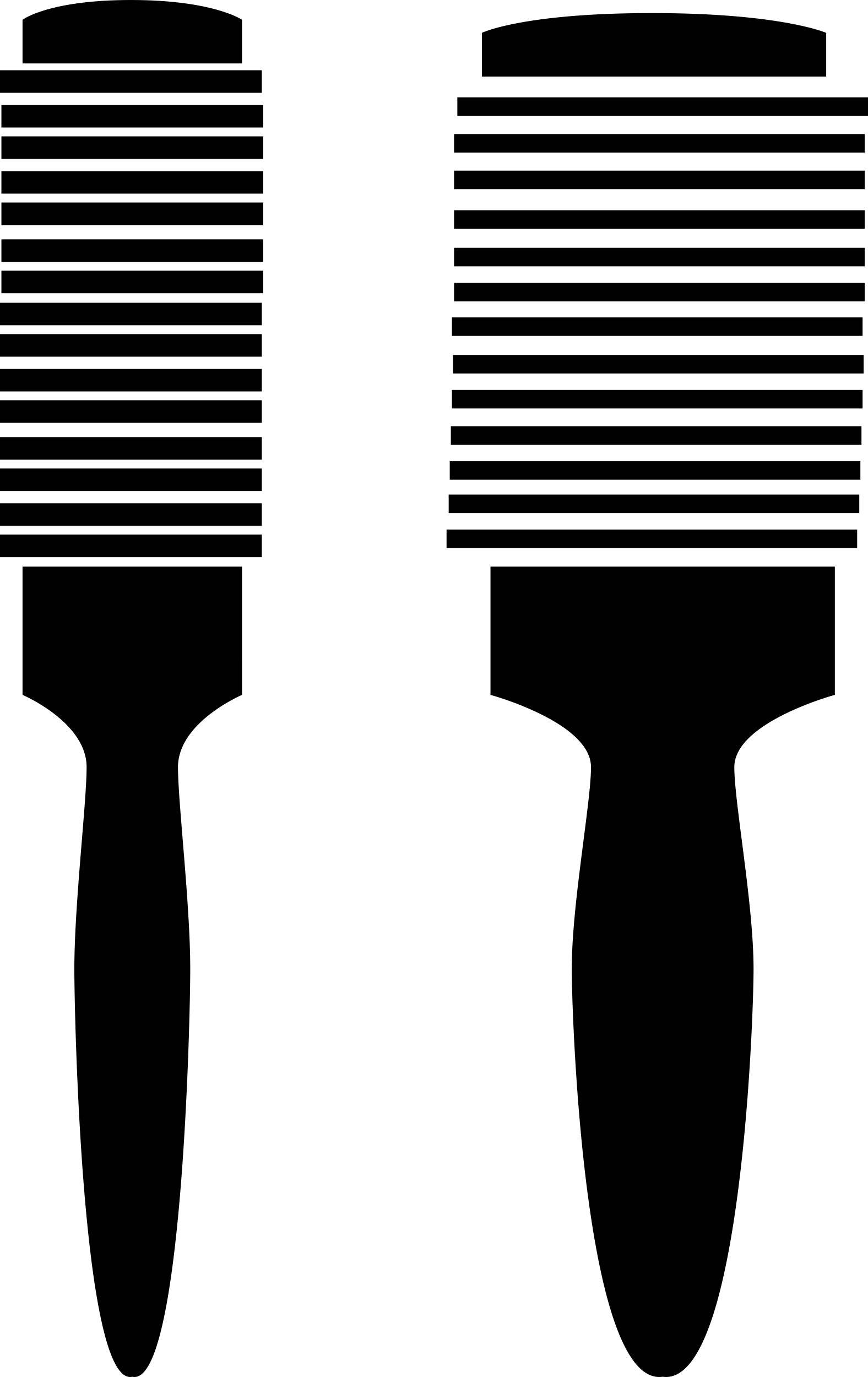 Hair Brushes Outline Svg Vector Free Vectors
